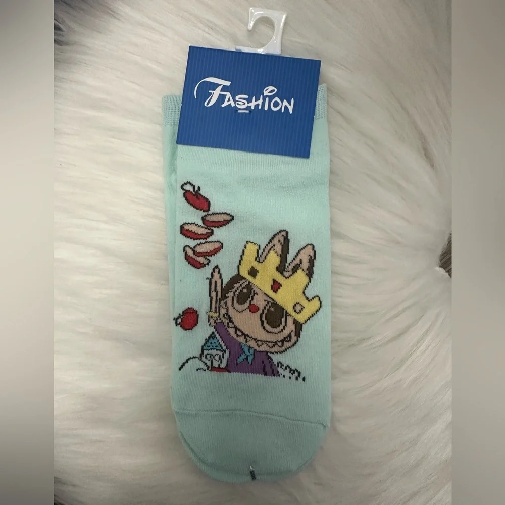 Cartoon Character Ankle‎ Socks – Labubu Inspired